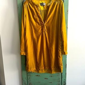 Anthropologie Golden Yellow Tunic